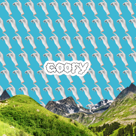 Goofy Cloud Sticker